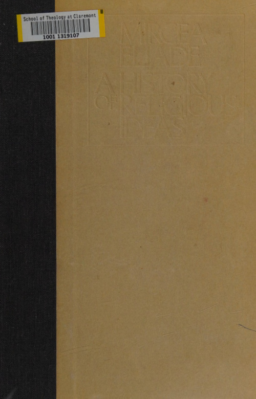 Cover of A History Of Religious Ideas