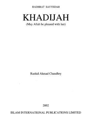 Khadijah (R.A)